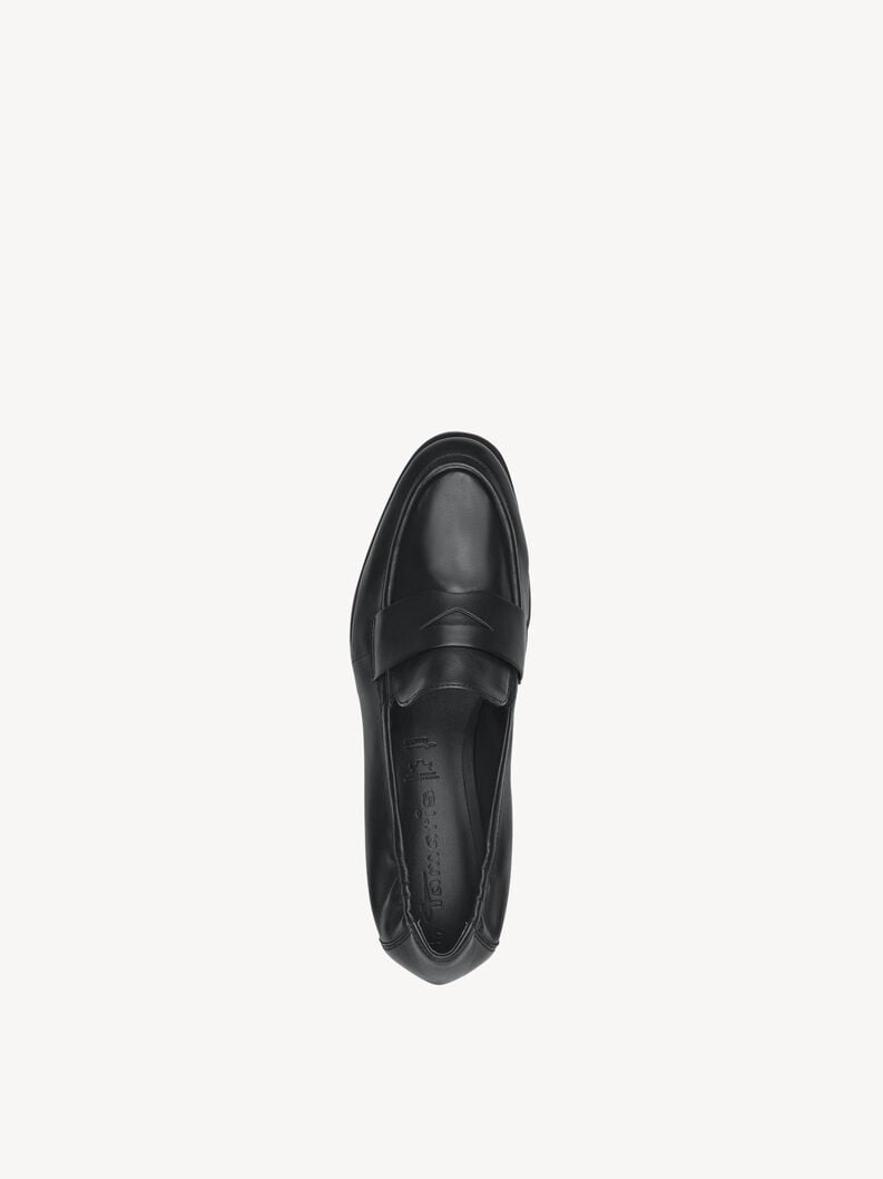 Tamaris Lederslipper - Schwarz