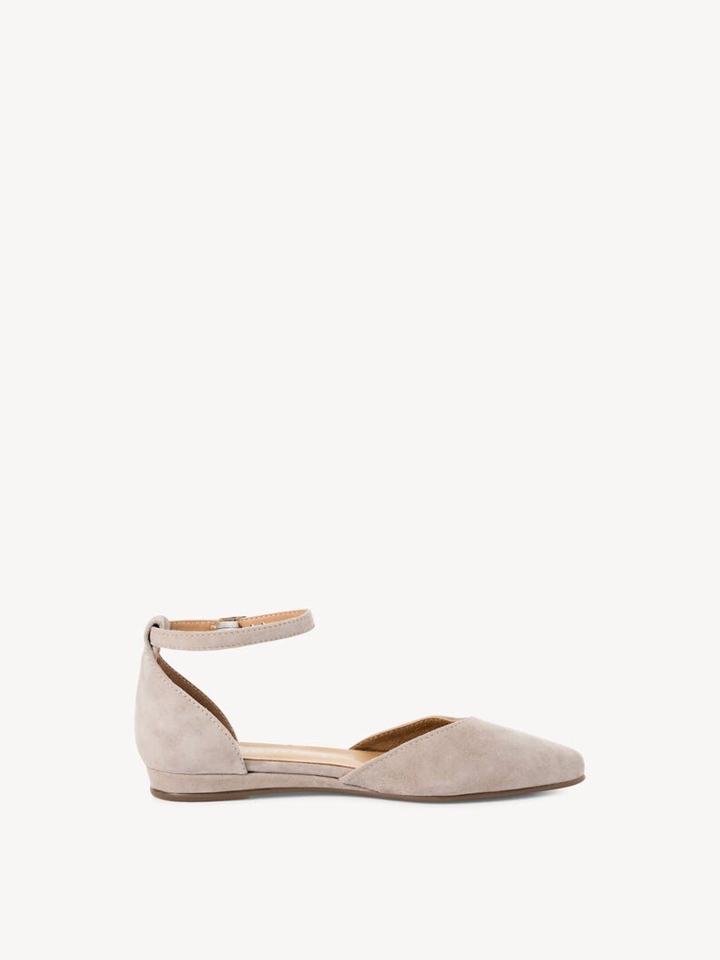 Tamaris Lederballerina - Beige