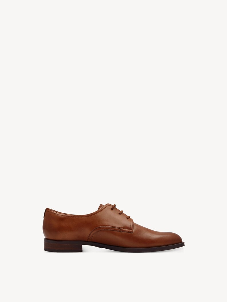 Tamaris Lederhalbschuh - Braun