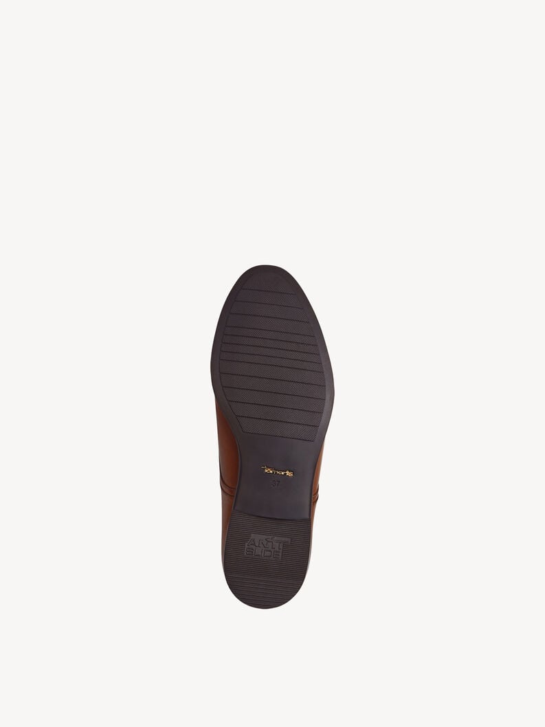 Tamaris Lederhalbschuh - Braun