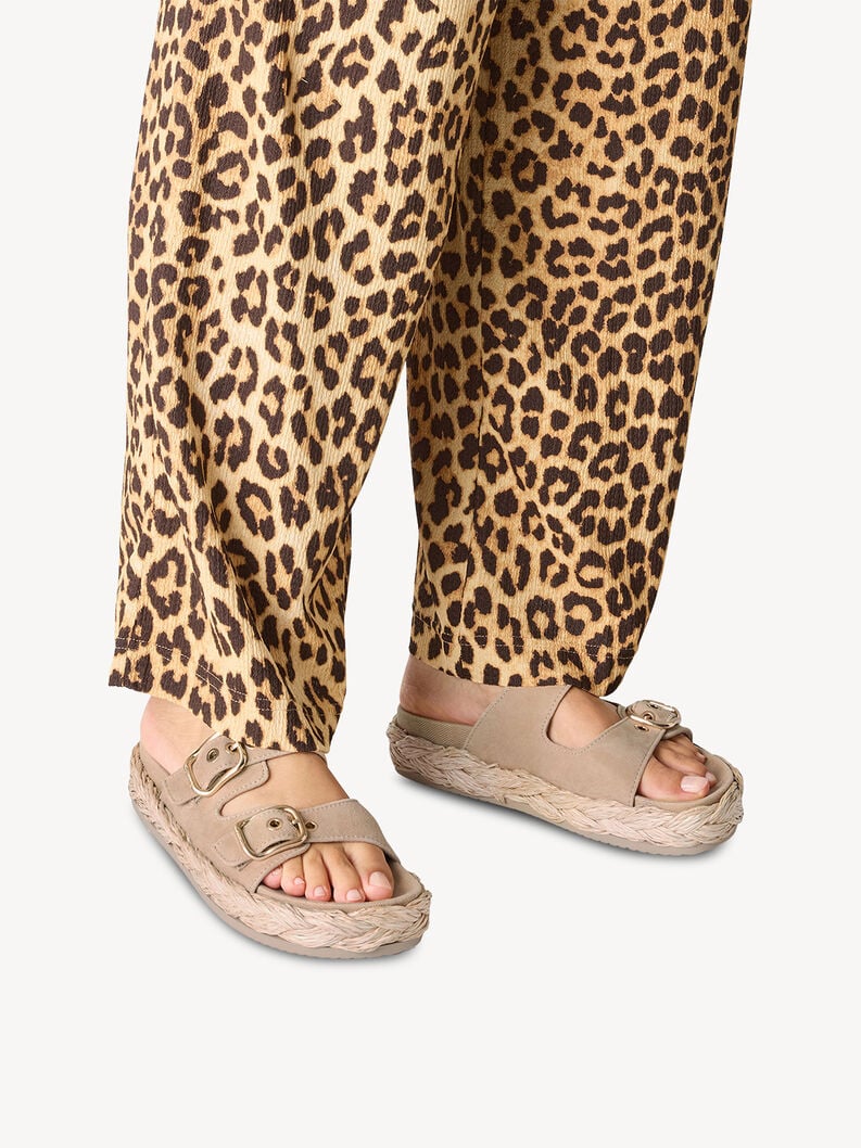 Tamaris Lederpantolette - Braun