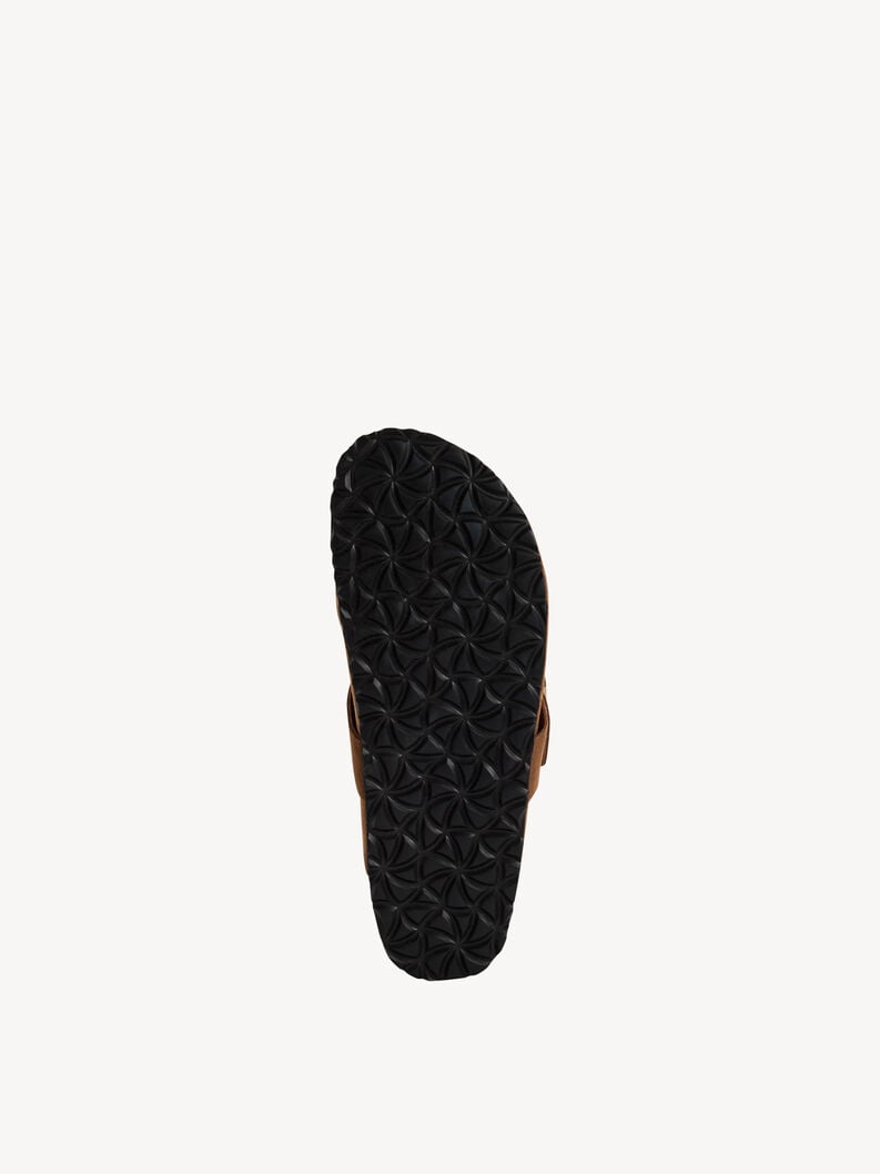 Tamaris Lederpantolette - Braun