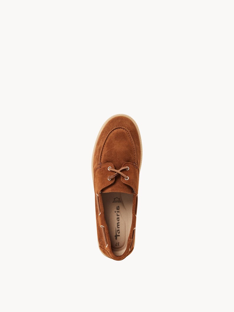 Tamaris Ledermoccassin - Braun
