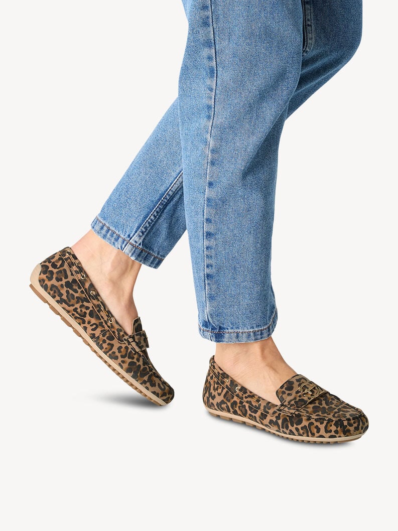 Tamaris Ledermoccassin - Braun