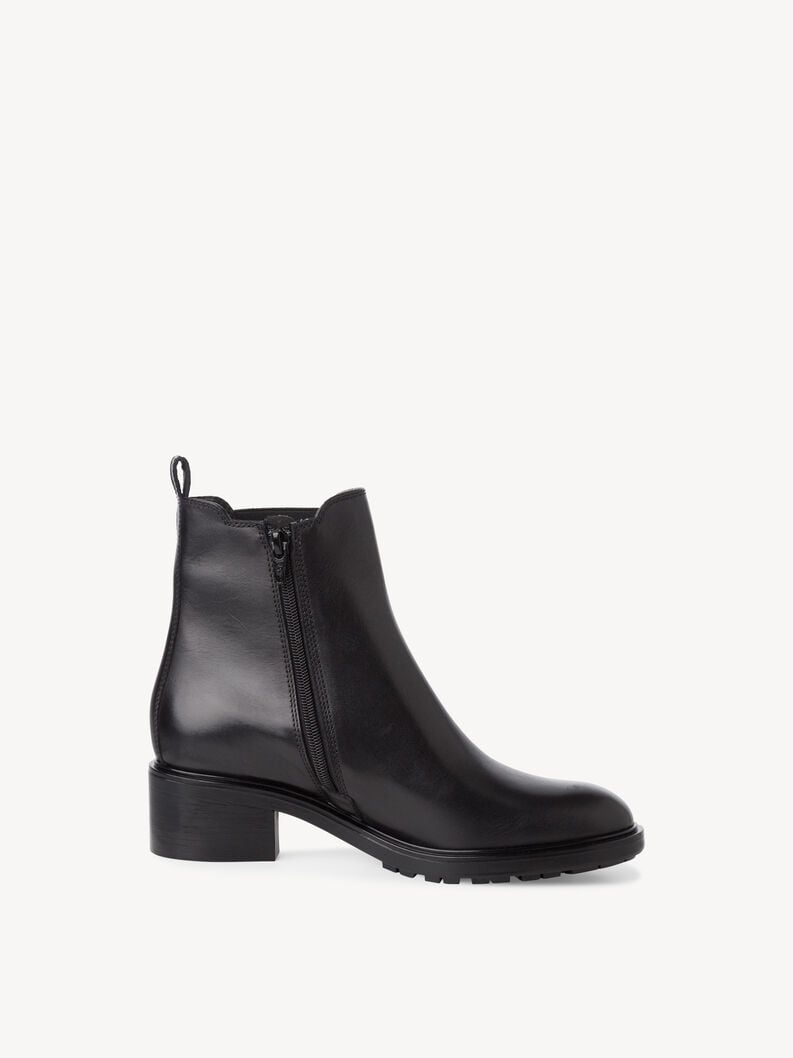 Tamaris Leder Chelsea Boot - Schwarz