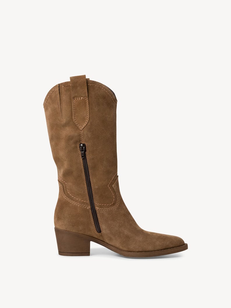 Tamaris Lederstiefelette - Braun