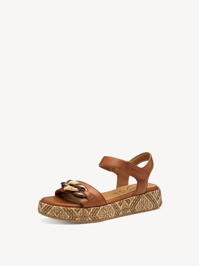 Tamaris Ledersandalette - Braun