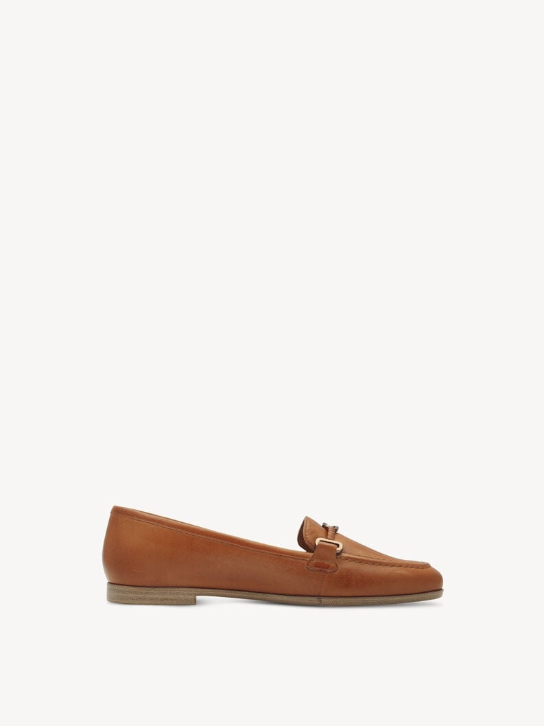 Tamaris Lederslipper - Braun