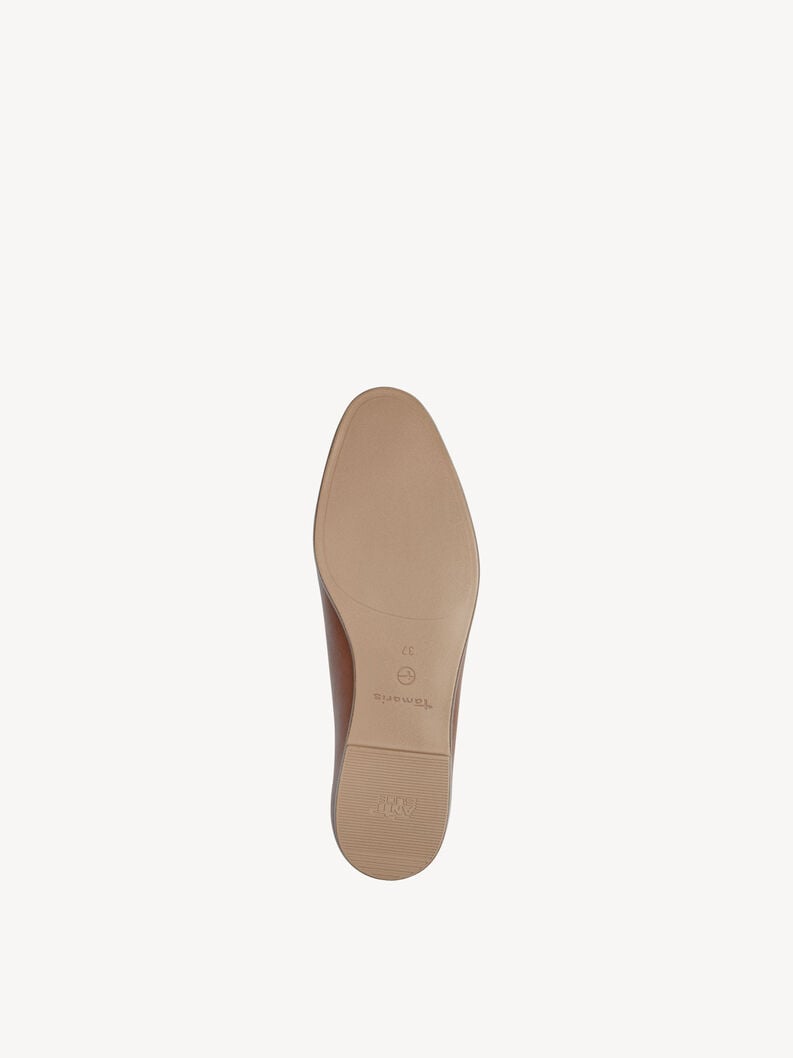 Tamaris Lederslipper - Braun