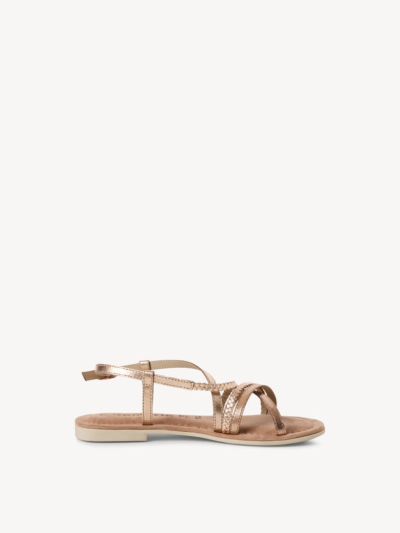 Tamaris Ledersandale - Metallic