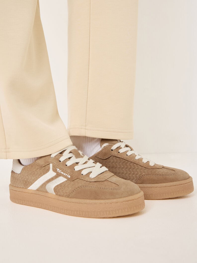 Tamaris Ledersneaker - Beige