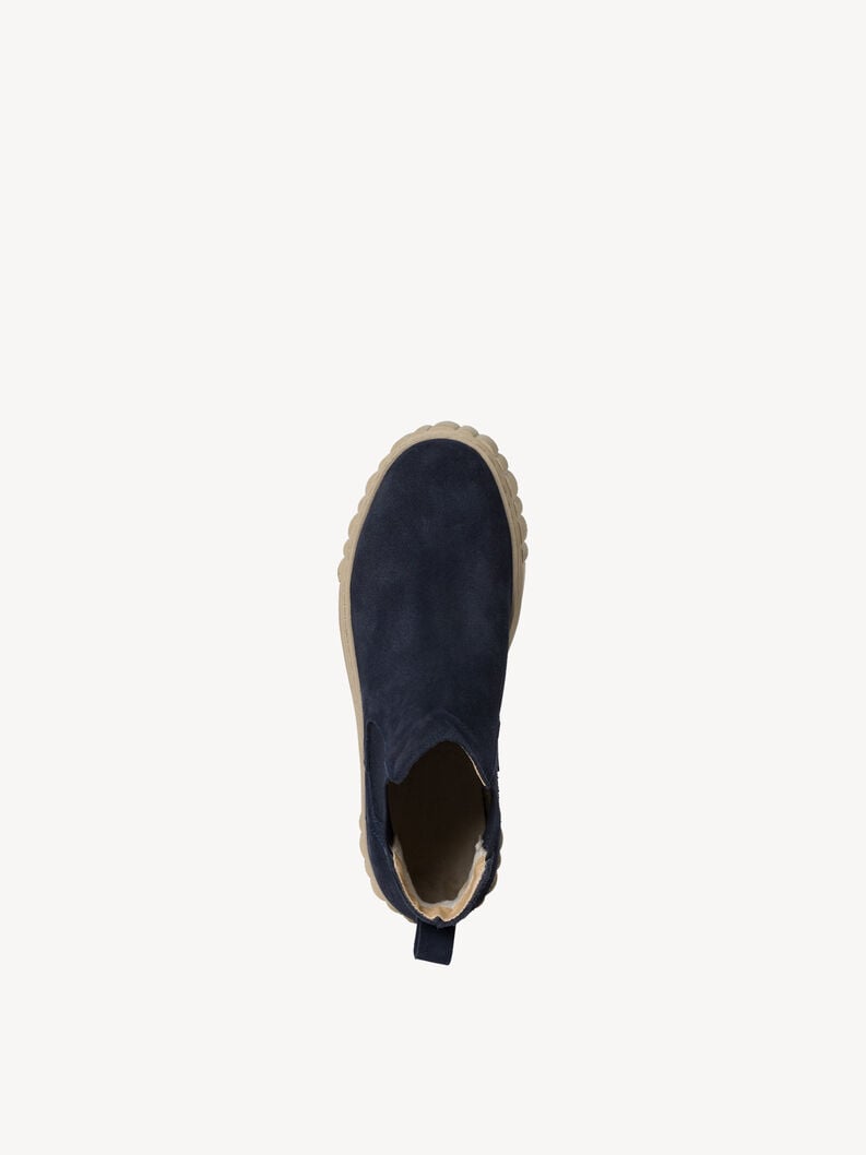 Tamaris Leder Chelsea Boot - Blau