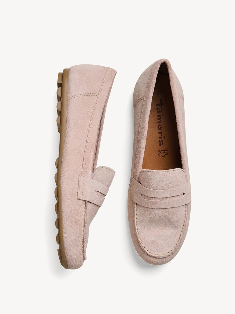 Tamaris Ledermoccassin - Rosa