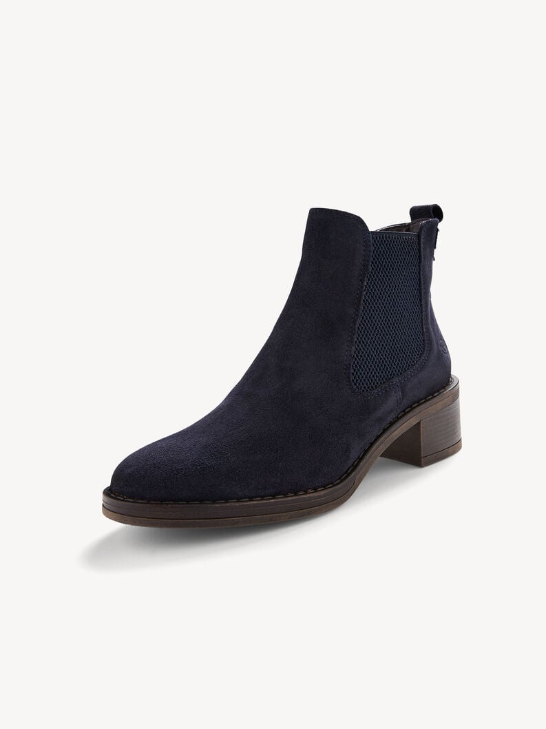 Tamaris Leder Chelsea Boot - Blau