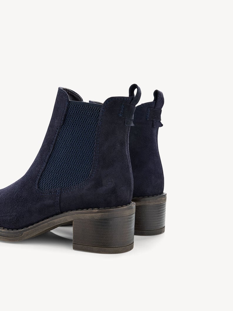Tamaris Leder Chelsea Boot - Blau
