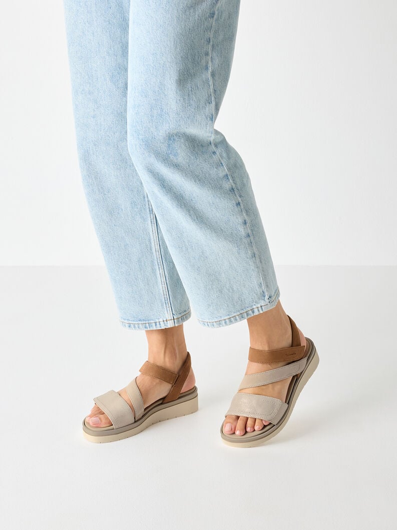 Tamaris Ledersandalette - Braun