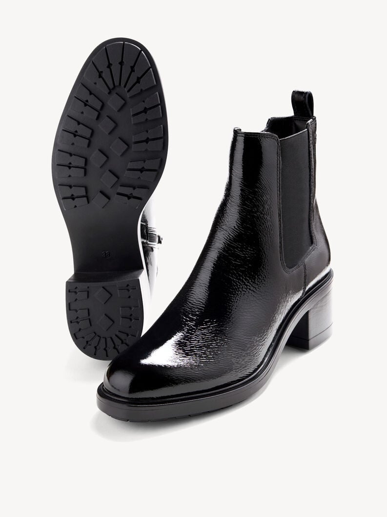 Tamaris Leder Chelsea Boot - Schwarz