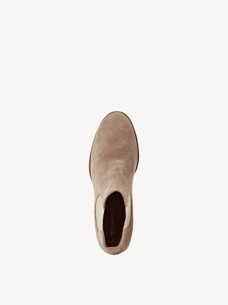 Tamaris Leder Chelsea Boot - Beige