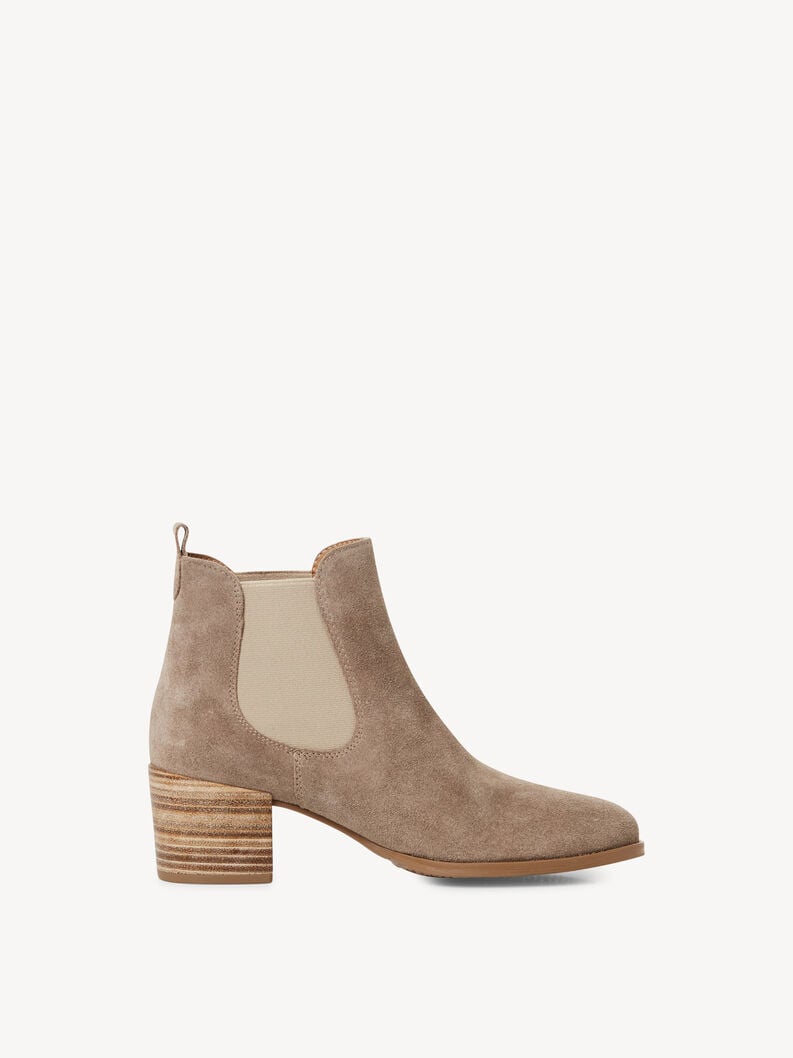 Tamaris Leder Chelsea Boot - Beige