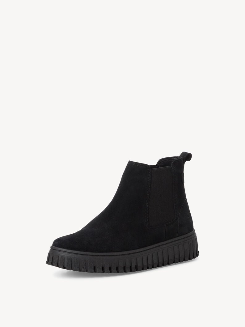 Tamaris Leder Chelsea Boot - Schwarz