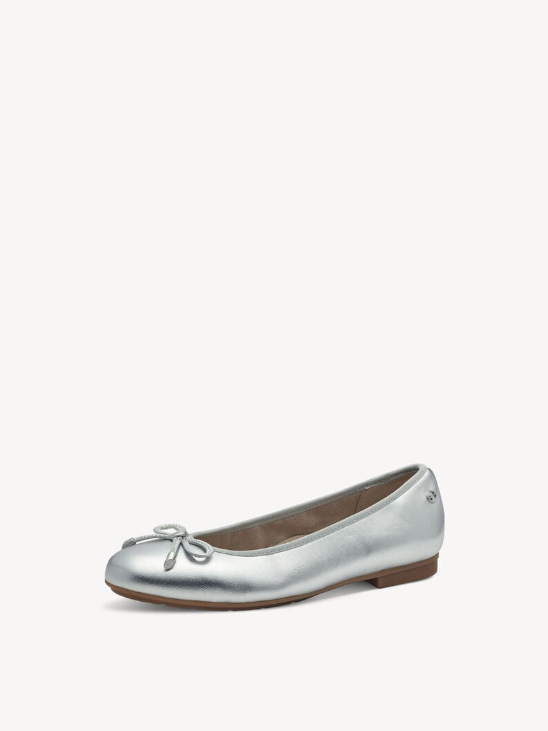 Tamaris Lederballerina - Metallic