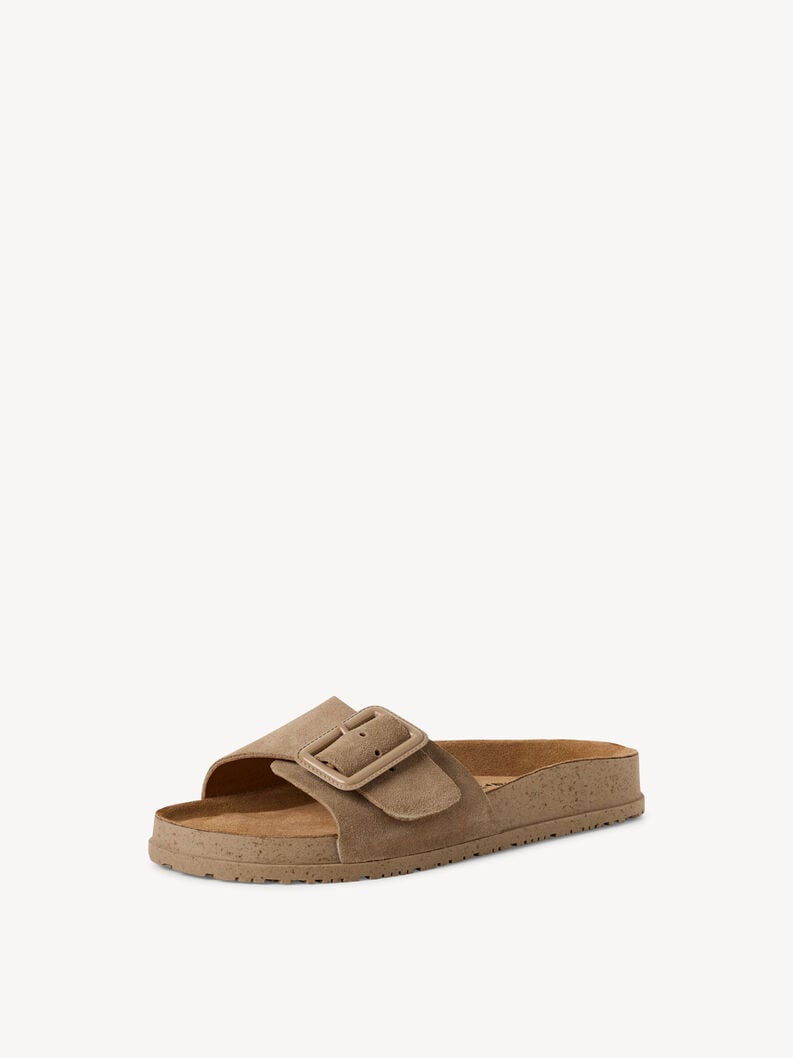 Tamaris Lederpantolette - Beige