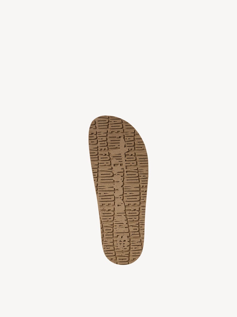 Tamaris Lederpantolette - Beige