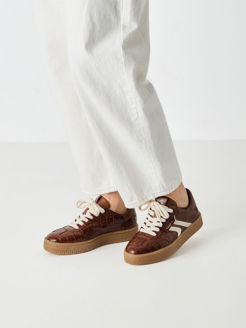 Tamaris Ledersneaker - Braun