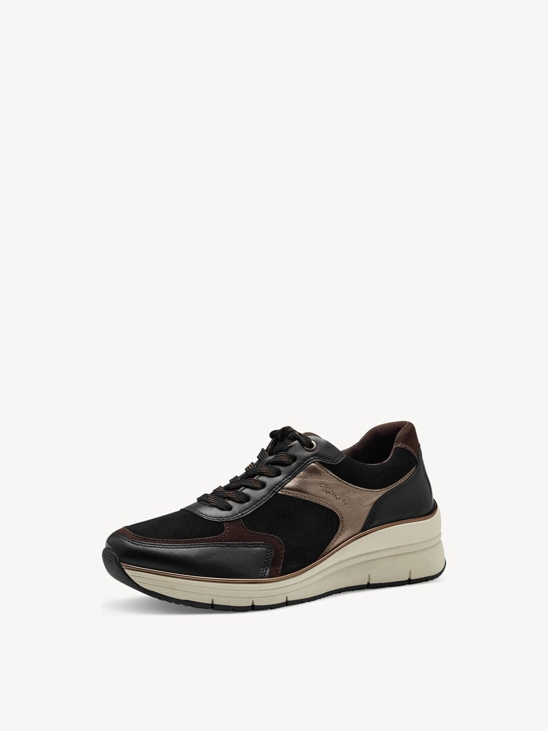 Tamaris Ledersneaker - Schwarz