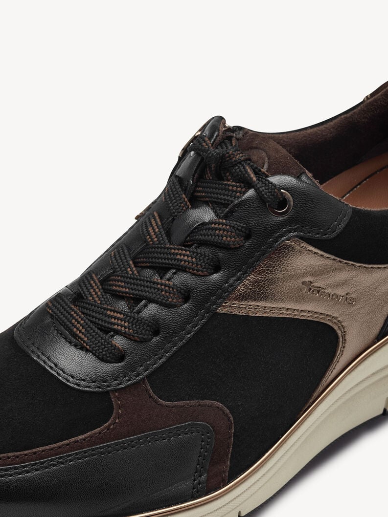 Tamaris Ledersneaker - Schwarz