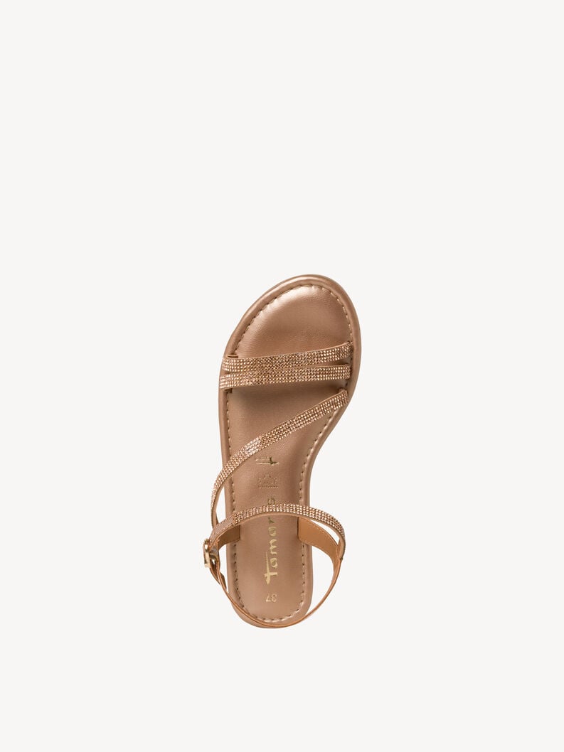 Tamaris Ledersandale - Metallic