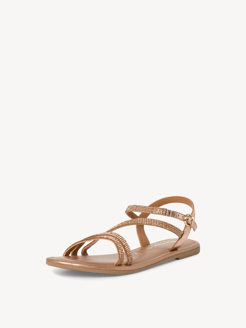 Tamaris Ledersandale - Metallic