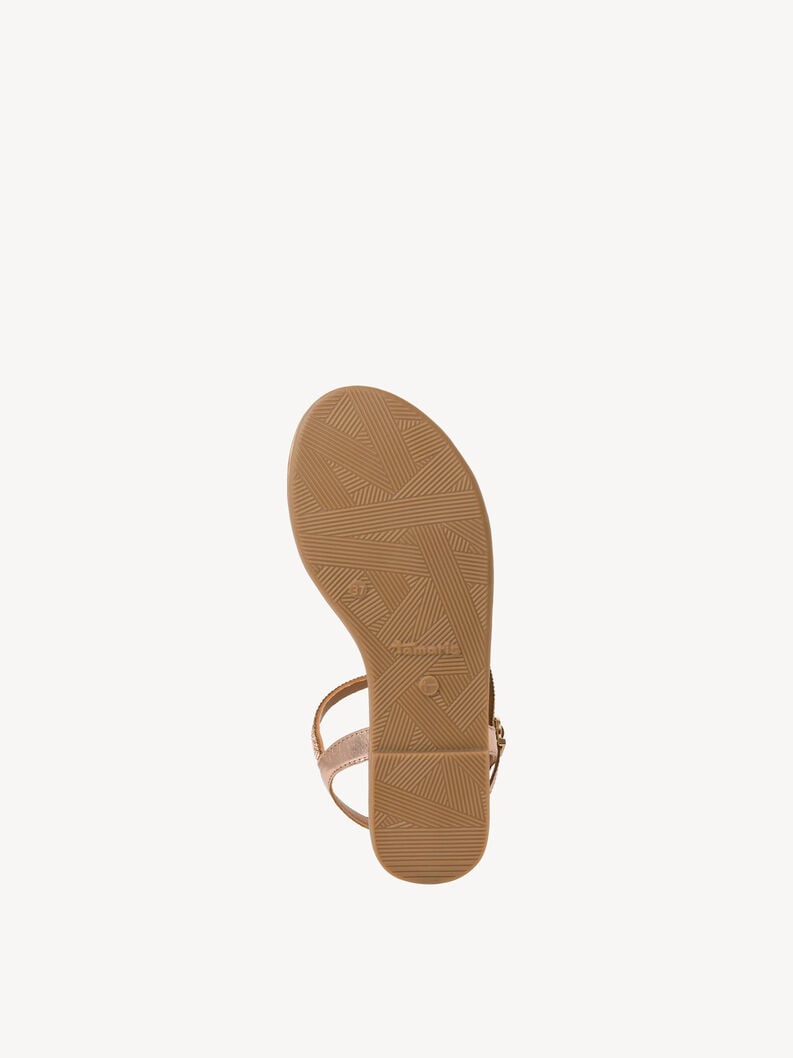 Tamaris Ledersandale - Metallic