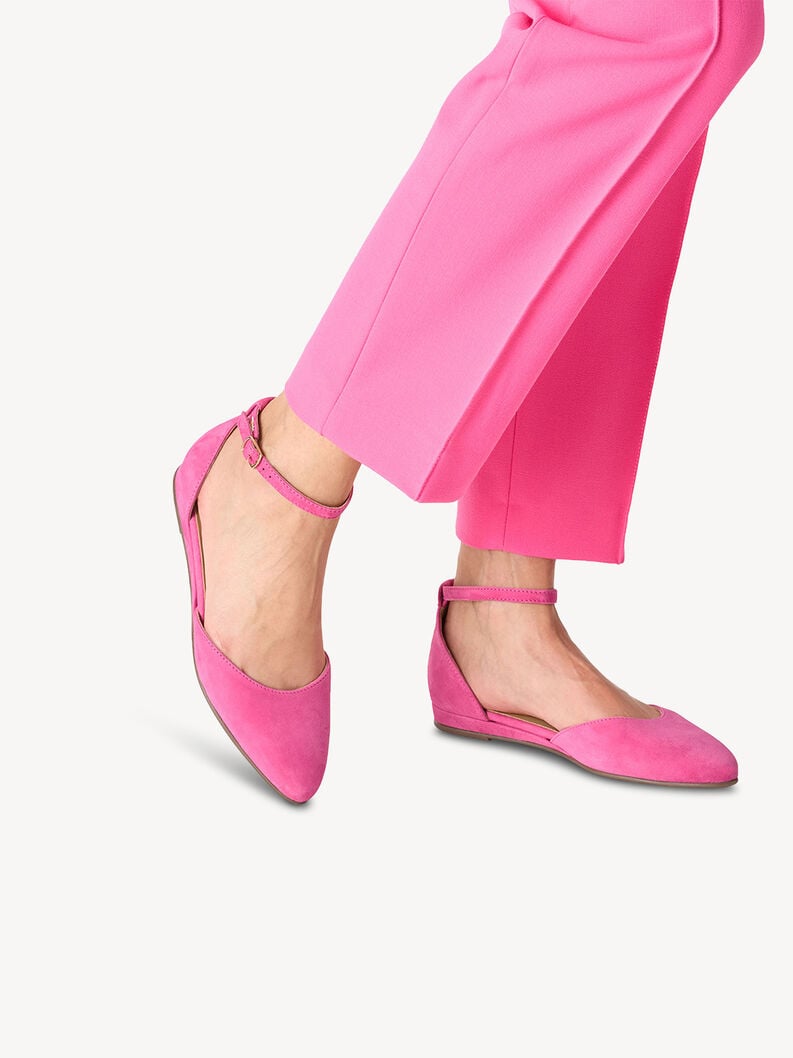 Tamaris Lederballerina - Pink