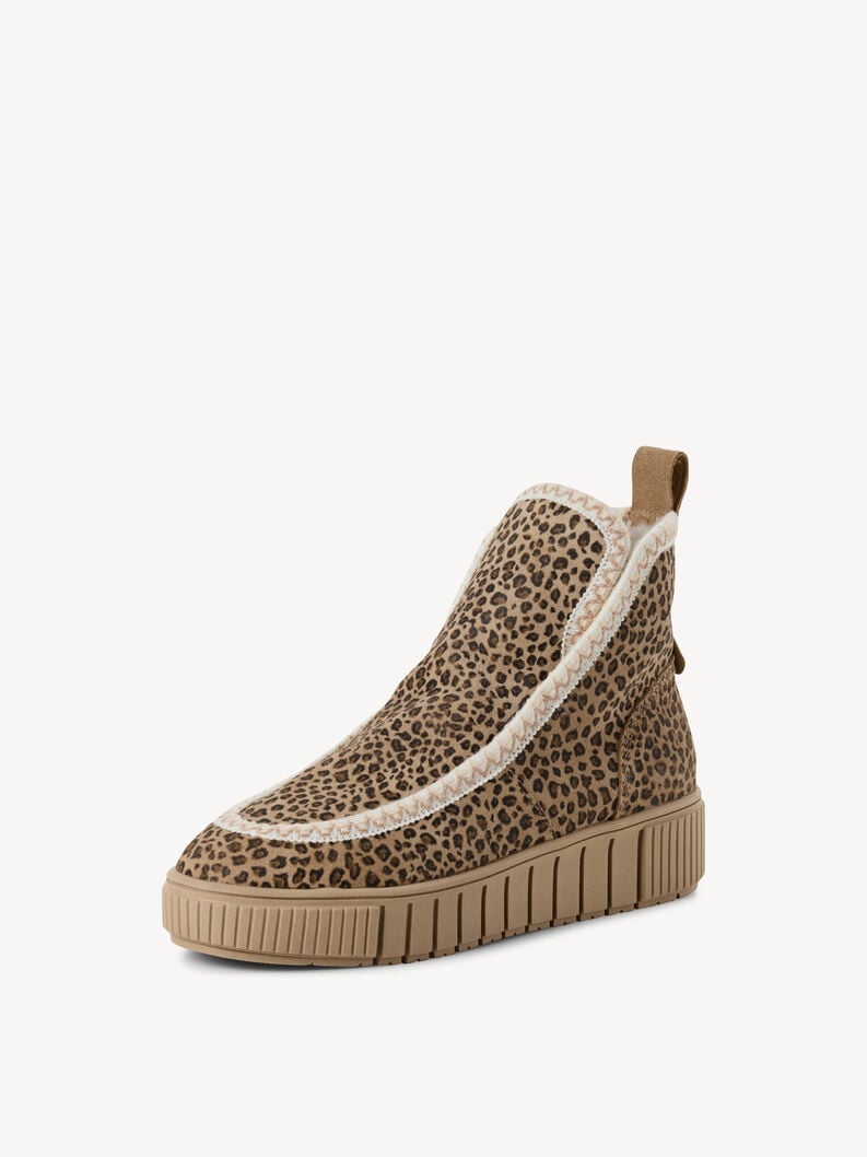 Tamaris Lederstiefelette - Braun Warmfutter