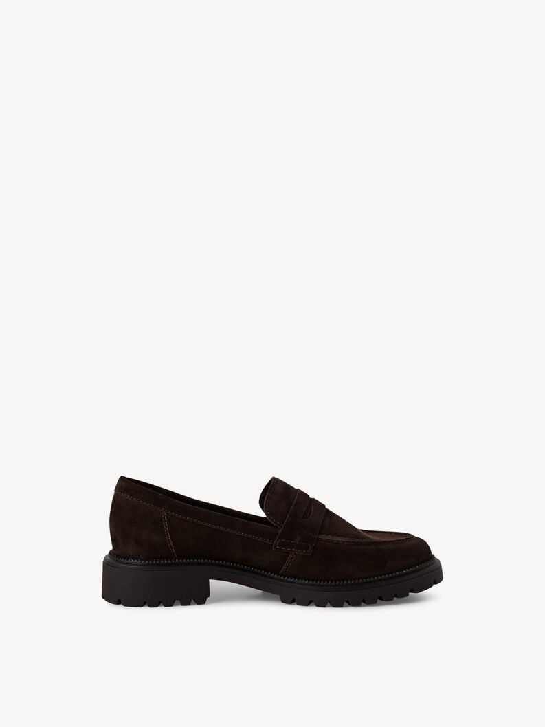 Tamaris Lederslipper - Braun