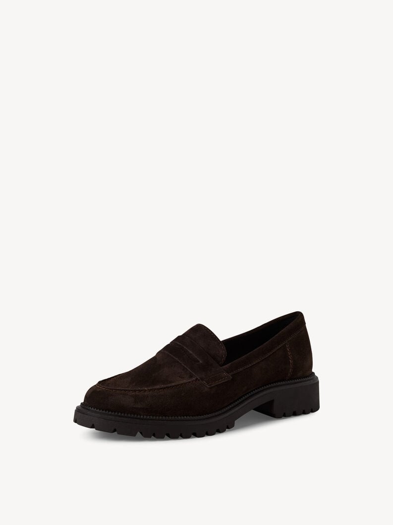 Tamaris Lederslipper - Braun