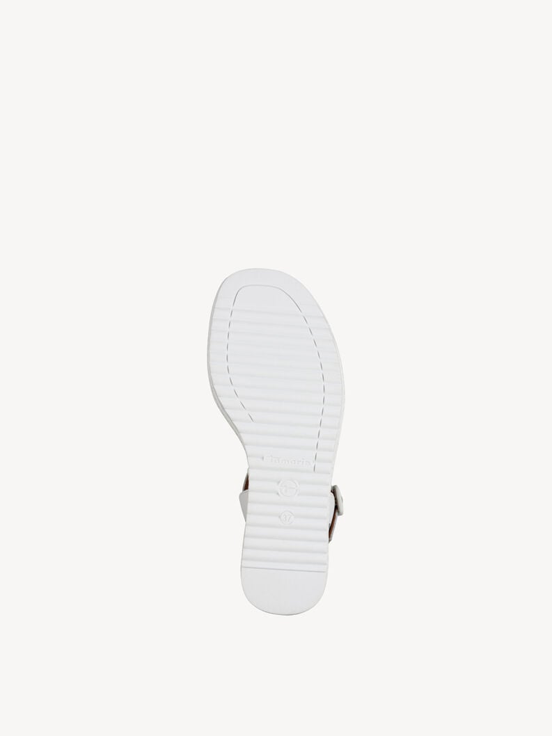 Tamaris Ledersandalette - Weiß
