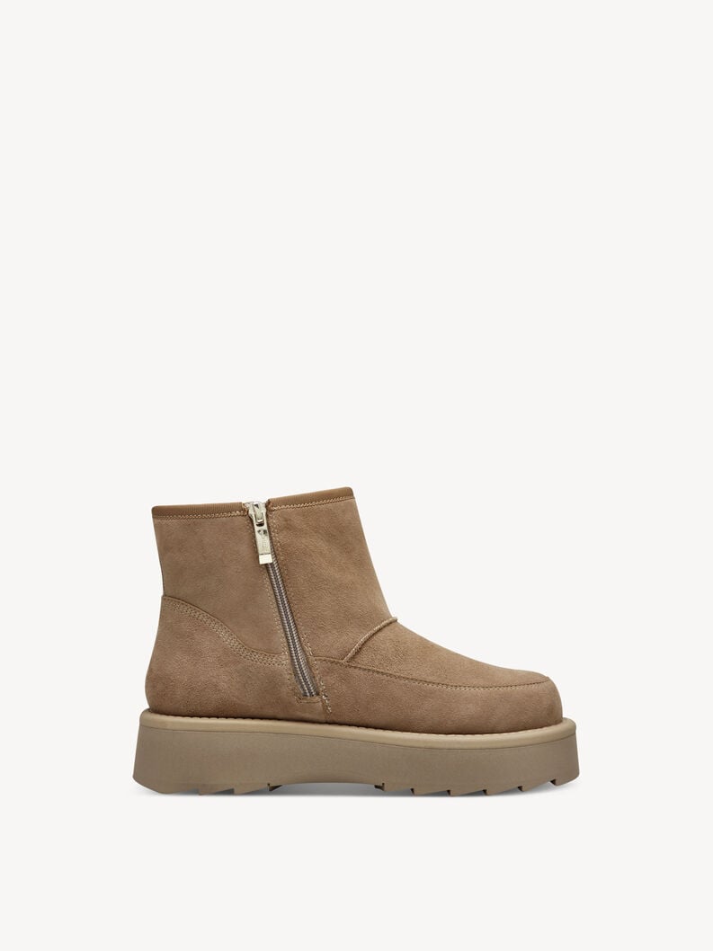 Tamaris Lederstiefelette - Braun Warmfutter
