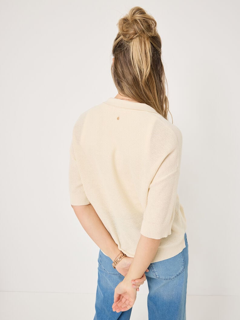 Tamaris Polo Sweater - Beige
