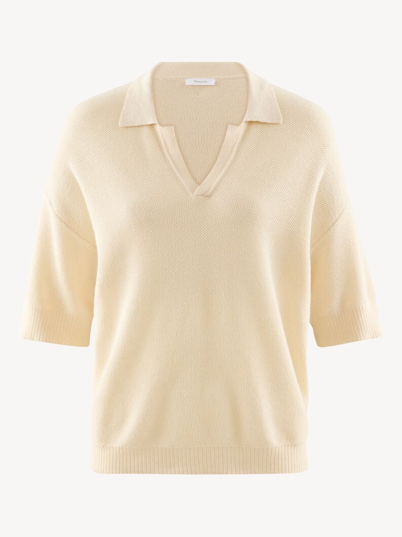 Tamaris Polo Sweater - Beige