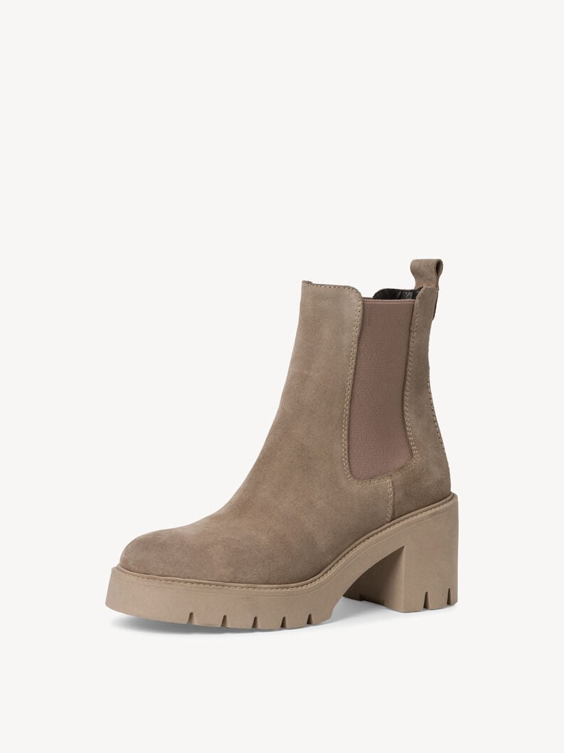 Tamaris Leder Chelsea Boot - Beige