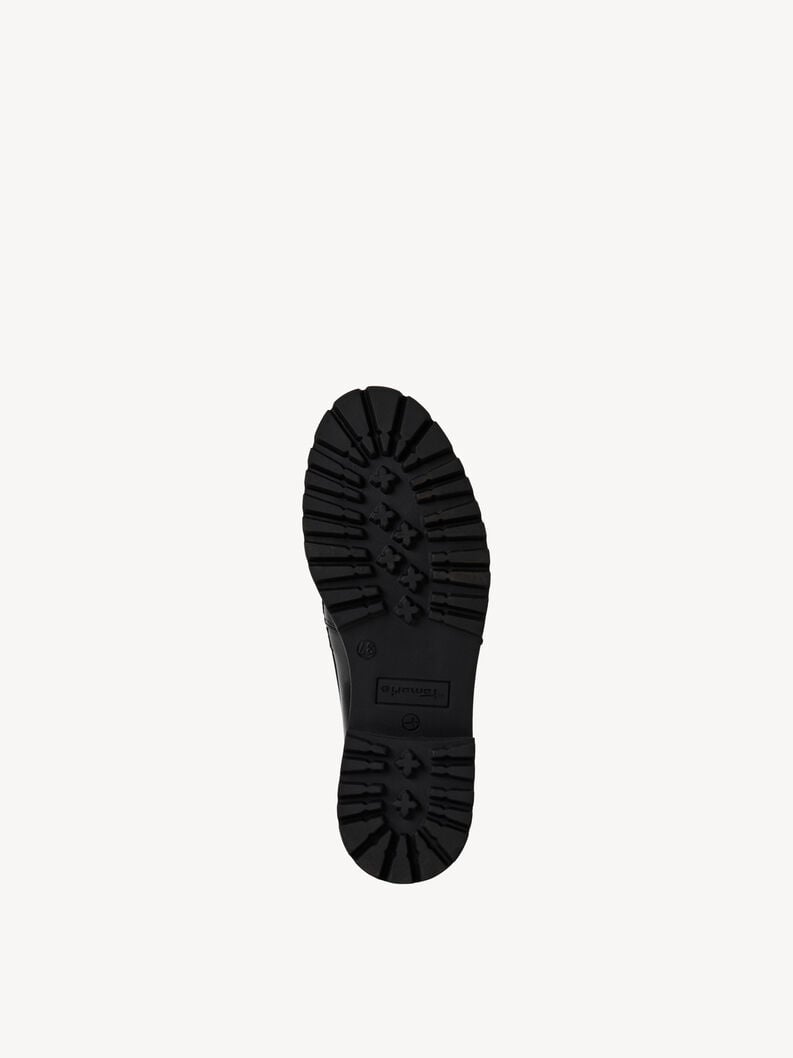 Tamaris Lederslipper - Schwarz