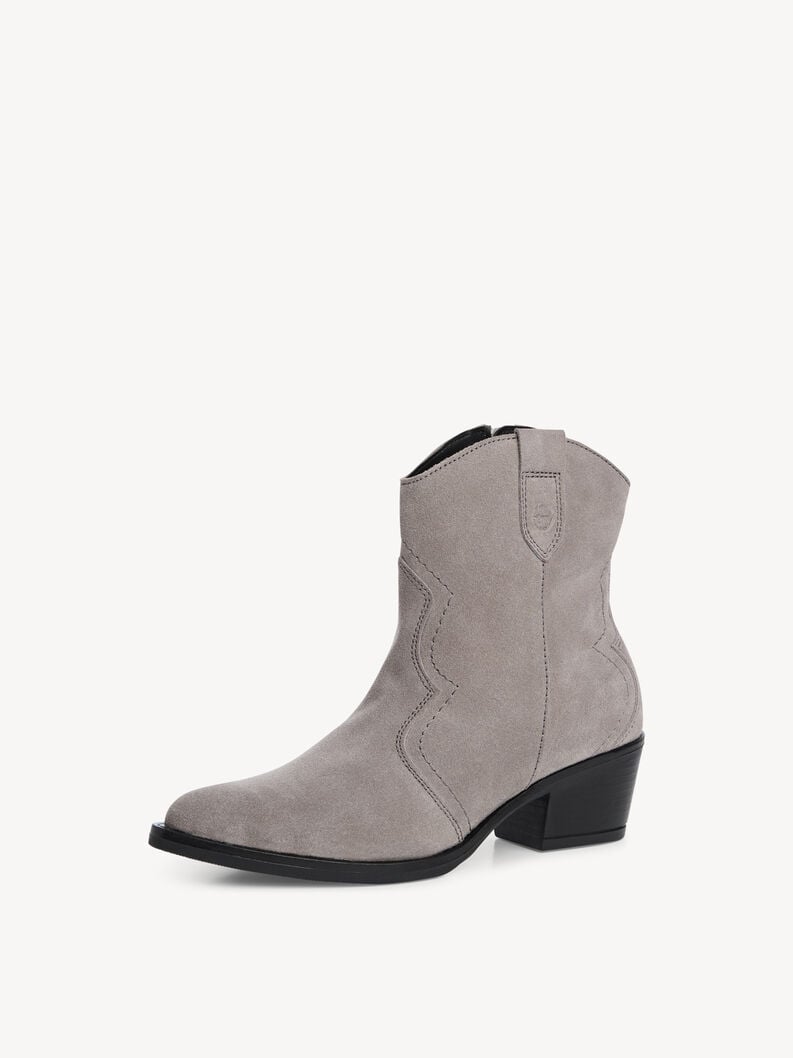 Tamaris Lederstiefelette - Grau