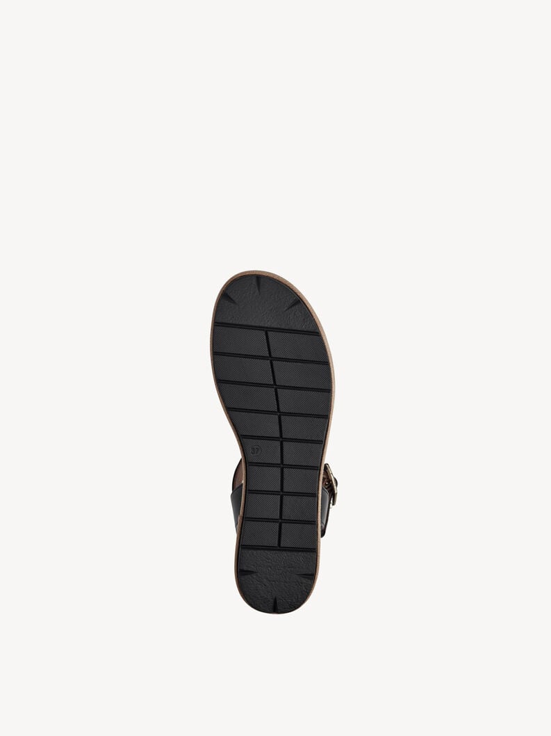 Tamaris Ledersandalette - Schwarz