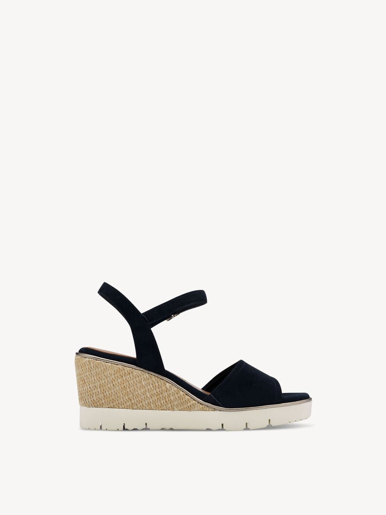 Tamaris Ledersandalette - Blau