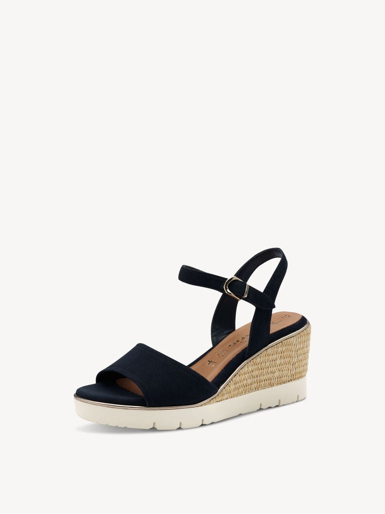 Tamaris Ledersandalette - Blau