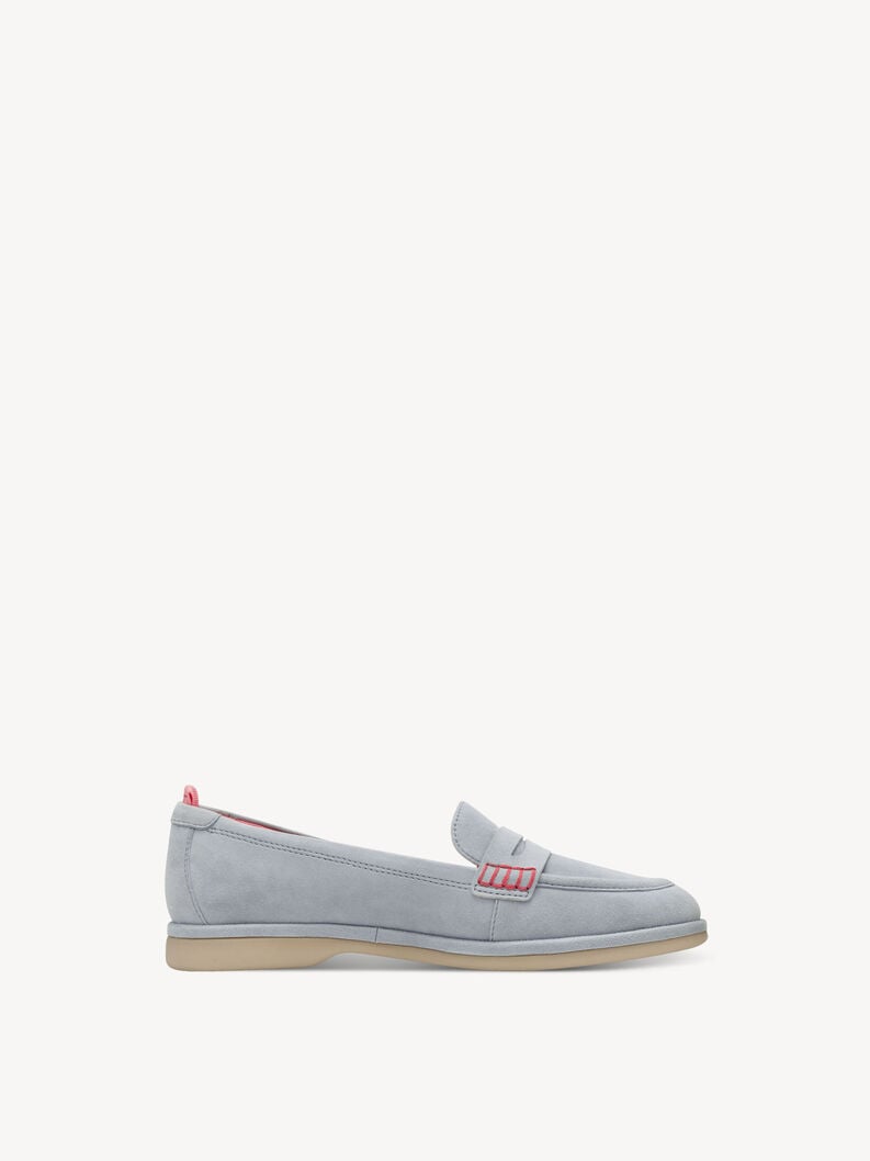 Tamaris Lederslipper - Blau