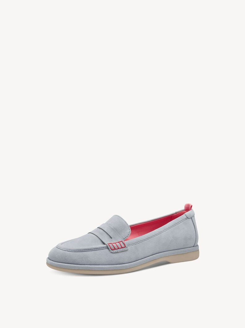 Tamaris Lederslipper - Blau