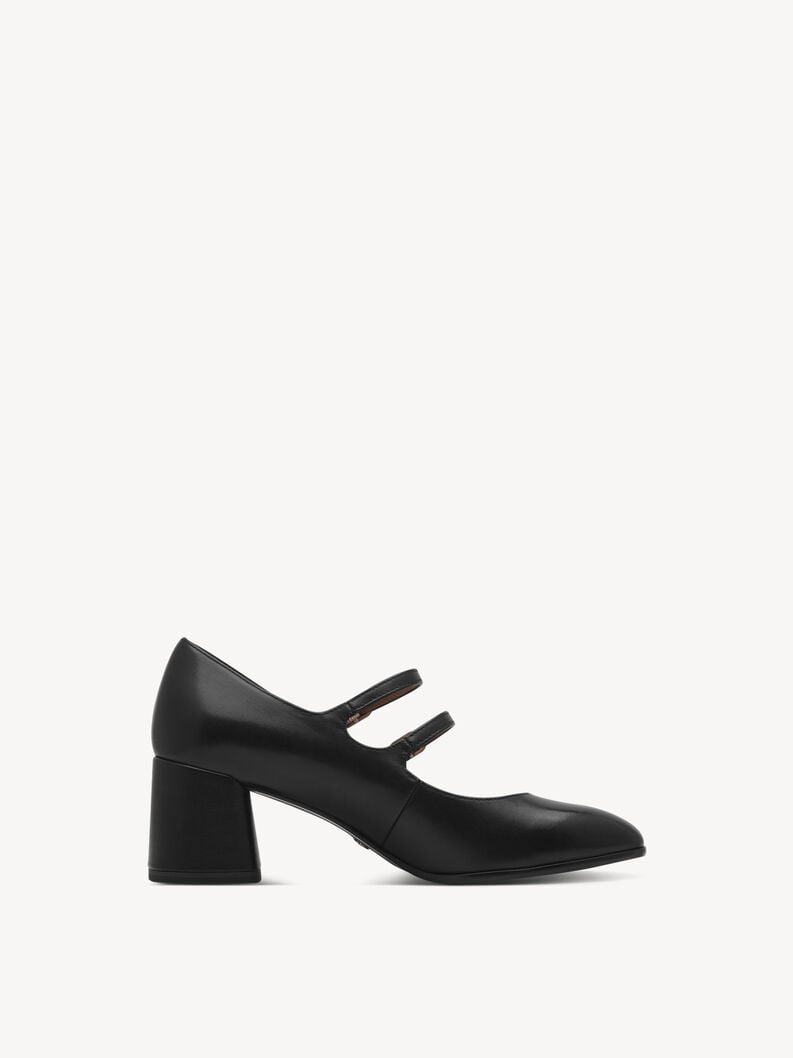 Tamaris Lederpumps - Schwarz